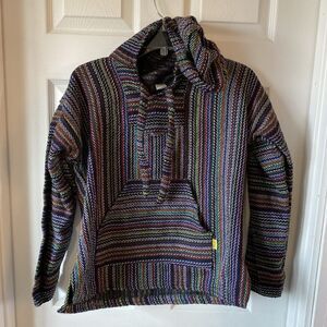 Molina Hoodie Men’s Size 34-36 Mexican Pullover Pouch